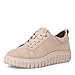 Produktbild Tamaris COMFORT Damen Sneaker flach aus Leder Comfort Fit, Beige (Beige Nubuk), 38 EU
