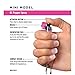 Mace Brand KeyGuard Mini Model Pepper Spray, 0.14 oz, 5 Feet Range, Max Strength 10% OC Formula, Long Lasting UV Dye, Flip Top Safety Cap, Self Defense Pepper Spray for Women & Men - Hot Pink