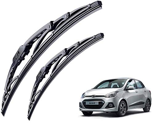 Image of WolkomHome High Performance OE Car Wiper Blade Replacement set of 2 Pc Right 22 inch Left 16 inch for Hyundai Xcent