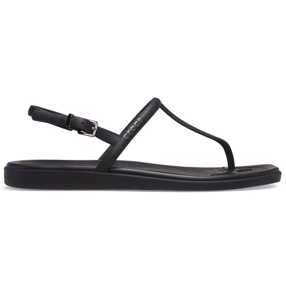 Crocs Miami Thong Flip, Infradito Donna, Nero, 41/​42 EU