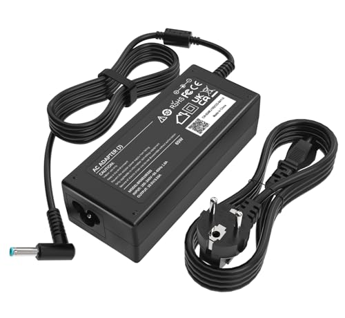 65W Laptop Ladekabel Netzteil Kompatibel für HP Elitebook 840 850 G3 G4 G5 Probook 430 440 450 G3 G4 G5 G6 G7 Pavilion x360 11 13 15 Envy Spectre 741727-001 710412-001 Charger Adapter Ladegerät