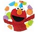 Amscan Elmo Dessert Plate, Multicolor