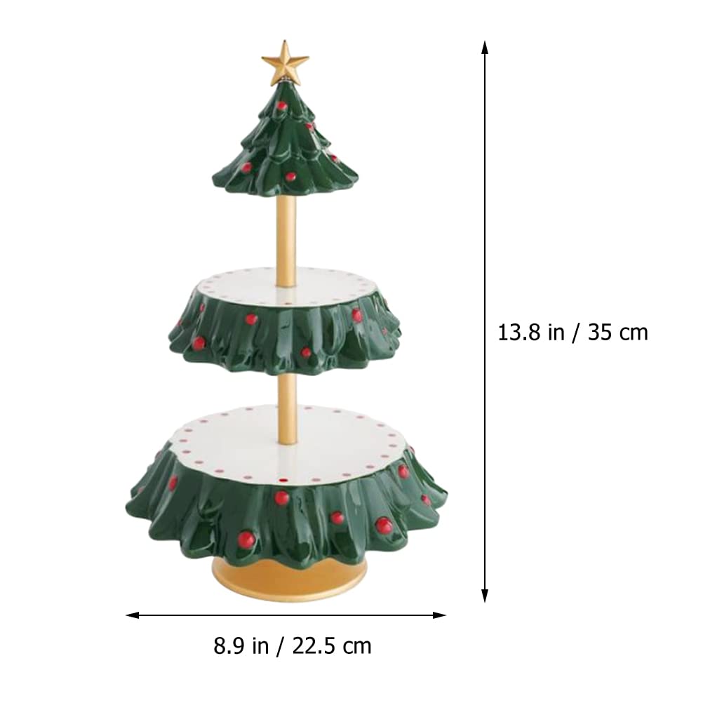 VALICLUD Snacks Multi- Fonctionnels de Noël 1Pc Plaque de Fruits délicate Cute