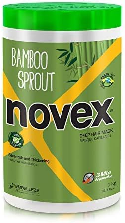 Embelleze Novex Bamboo Sprout Hair Care Treatment Cream - 1040ml Embelleze Novex Creme de Tratamento Capilar com Broto de Bambu - 1Kg