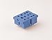 Finder 94.12 PCB Socket; for 55.32 Relay (Blue)