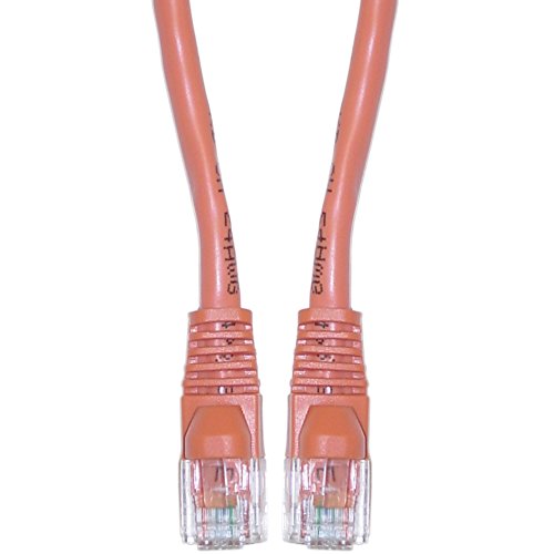 Cat6 Ethernet Crossover Cable, 24AWG, RJ45 Gold Plate Connector miniatura 1