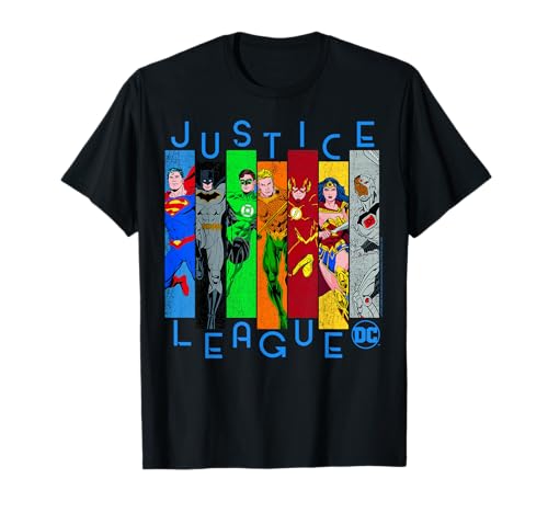DC Comics Justice League Panels T-Shirt
