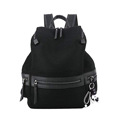 BUKESIYI Femme Sac a dos Sac a main Sac seau Petit Marque Faux Cuir Sac bandouliere Antivol CCFR78110 Noir Cover