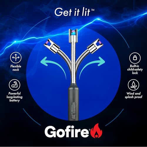 Encendedor Eléctrico Recargable GoFire Negro miniatura 5