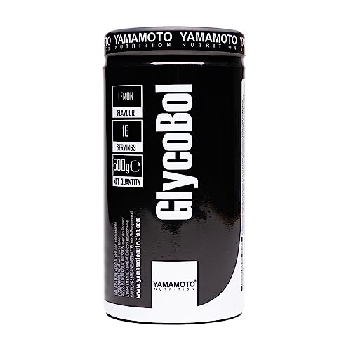 YAMAMOTO Nutrition, GlycoBol 500 gr, Integratore Alimentare per Sportivi, Bevanda Intraworkout per Crescita Muscolare Fonte di Carboidrati, Gusto Limone