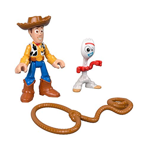 Fisher-Price GBG90 Imaginext Disney Pixar Toy Story 4 Woody & Forky Figure 2-Pack thumb #2