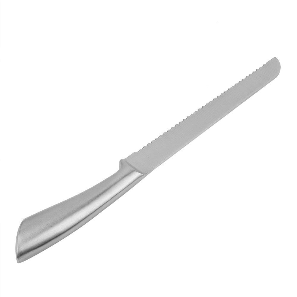 Couteau à pain dentelé en acier inoxydable - Couteau à pain - Couteau de cuisine - Outil manuel - Emballage multiple