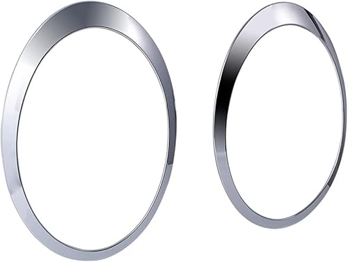 Miniatura 6 de Izquierda derecha cromo faros Trim anillos OE reemplazo para 2007-2015 BMW Mini Cooper R55 R56 R57 R58 R59