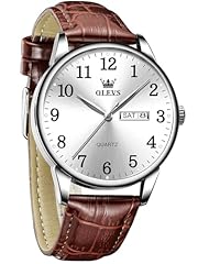 Brown Leather White Face