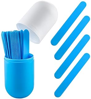 25 Pieces Epoxy Stir Sticks Set Includes 24 Pieces Reusable Plastic Resin Mixing Stick Makeup Stirring Rod and Capsule Cup for Facial Mask Mixing and Application, DIY Crafts Epoxy Liquid Glue Mixing