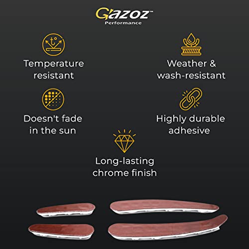 3D Custom Chrome Skull Swingarm Frame Insert 4pcs for Harley Davidson Softail Models 2008-2017 (NOT FXCW, FXCWC, FXSB, FXSBSE & FXST- AUS