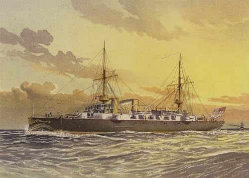 Affiches et gravures Croiseur HMS Undaunted pour décoration salon moderne