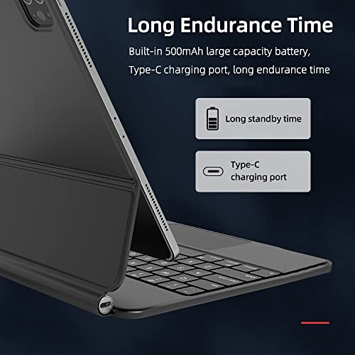Clavier BT rétroéclairé à contrôle tactile et fixation magnétique Pro 11