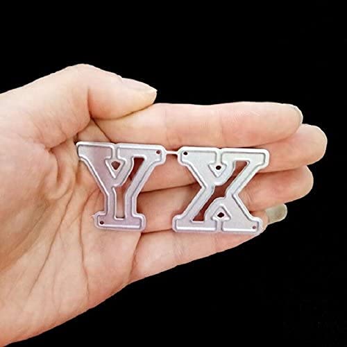 Metal Capital 26 Alphabet Cutting Dies, Letter Numbers Die Cuts For Card Making Stencil Embossing Tool Scrapbooking Diy Craft Photo Album Decor (26 Alphabet) #TOP3