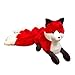 XINGYAO Plüschtiere Super Nette weiche weiße rote neun schwänze Fuchs plüschtier gefüllte Tiere neunanhänger fuchspuppen kreative Geschenke für mädchen (Color : Red, Height : 26cm x 56cm)