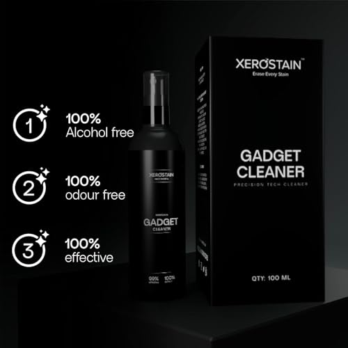 Image of Premium Gadget Cleaning Spray Kit with Microfibre Cloth and 5-in-1 Brush (Pack of 2) | Effective for Camera, Binocular, Laptop, TV, Monitor, Tablet, Smartphone etc.