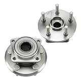 PHILTOP 512512 AWD Rear Wheel Bearing Fit for Toyota Matrix 2003-2006, Pontiac Vibe 2003-2006, 5 Lugs Wheel Hub Assembly No ABS
