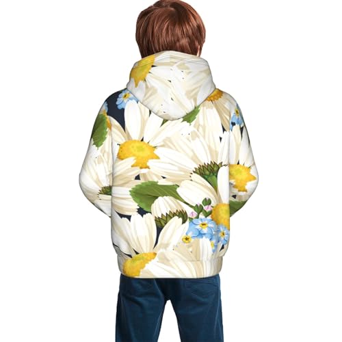 Bees Collecting Nectar Kid Hoodies Boys Sweatshirts Girls Pullover with Pocket4
