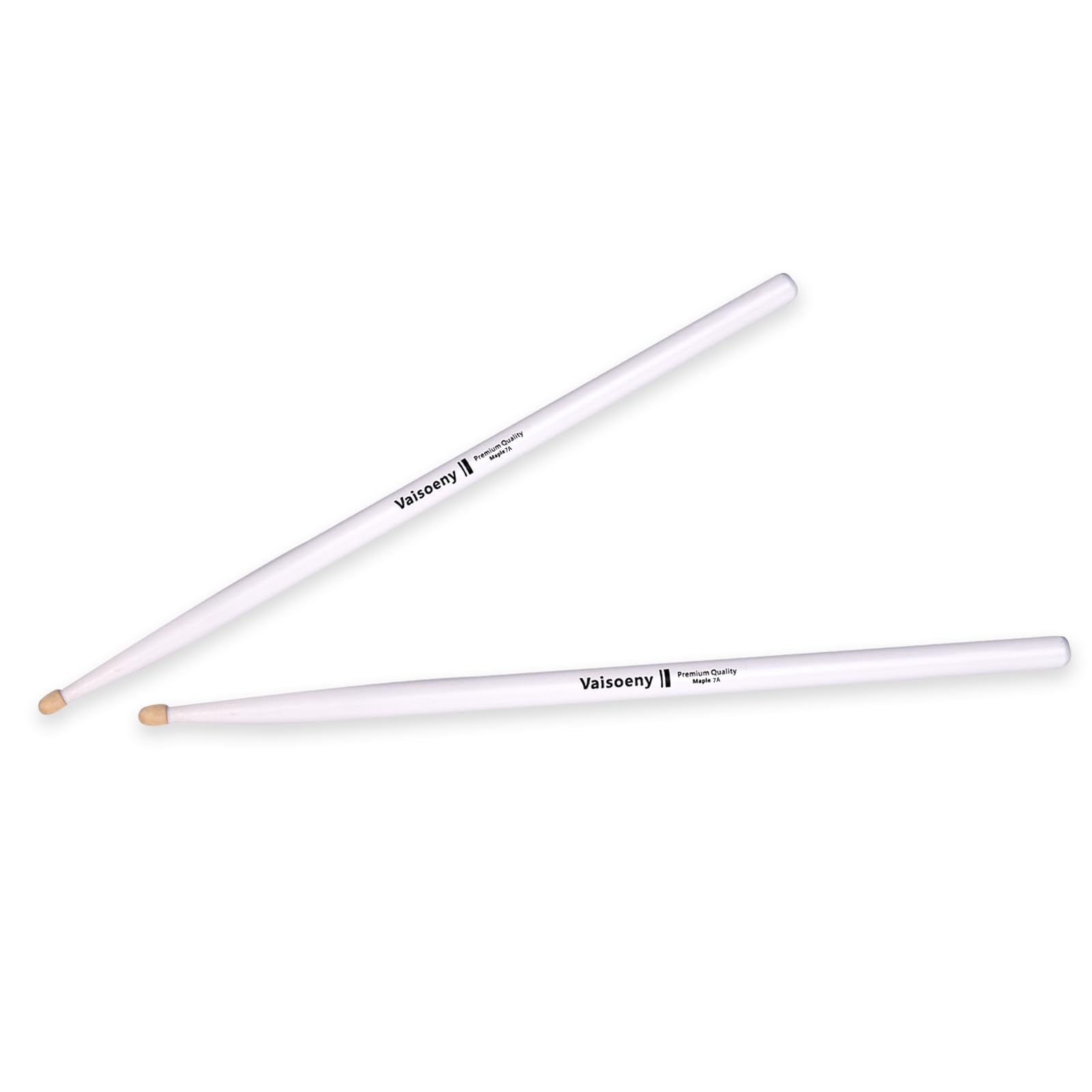 Vaisoeny Drum Sticks, Drum Sticks 7A Lacquered Classic Hard Maple Wood - Image 4