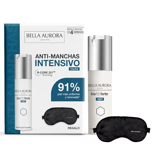 BELLA AURORA - Pack Bio10 Forte Night 30 ml + Antifaz de Regalo, ...