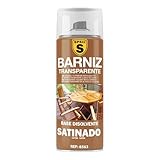 SPSIL Pintura Spray Mate Barniz Satinado(pack of 1) 400ml, Secado Rápido Profesional, Aplicación Fácil en Metal Madera Plástico, Interior Exterior Ideal DIY Decoración Muebles Automóviles