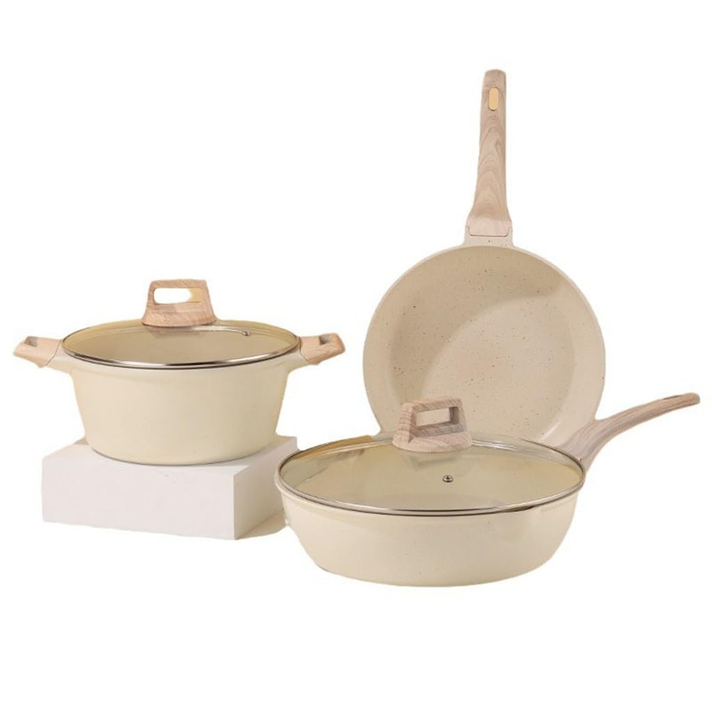Quatre ensemble de casseroles pour cuisiner sans attacher les aliments