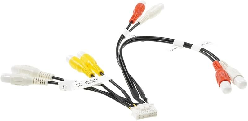 XT91913 RCA Cord Assembly Harness Car Audio Video Compatible with Alpine iLX-W650 iLXW-650E E2703004590