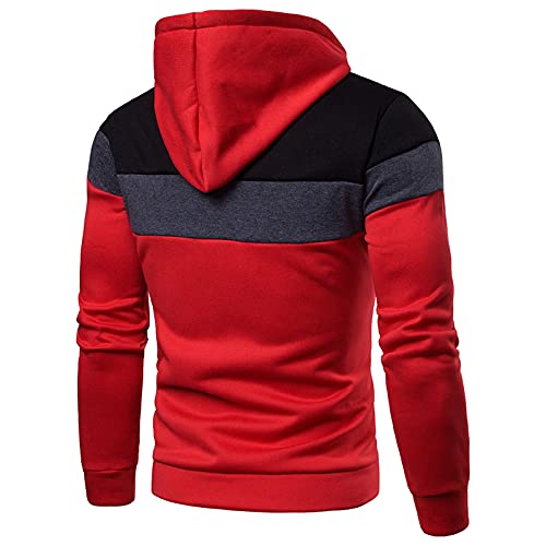 Crewneck Sweatshirt Men Graphic Vintage Polka And Hoodie Color Dot With Hood Matching Winter Leisure And Autumn Men's Fitness Sports Hoodies & Sweatshirts Mens Shirts Fashion Red #TOP2