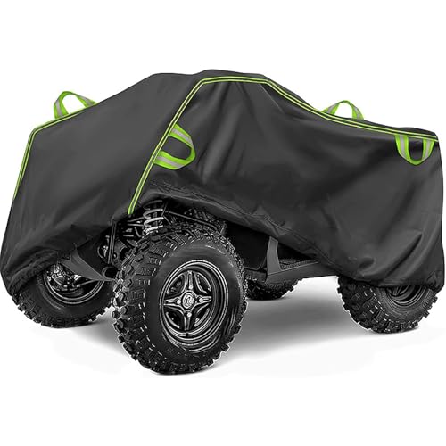 Can-am Outlander XT 650 2017-2021�p�w�r�[�f���[�e�B�[ATV�J�o�[�A�S�V��^�N���b�h�o�C�N�J�o�[�A4�֎ԗp�̉��O���[�ی�A�L�k���̂��鐞�ƃX�g���b�v�t���̃N�A�b�h�K���[�W�B