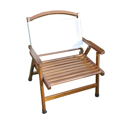 Chaise jardin pliante légères blanche compacte avec dossier - 2