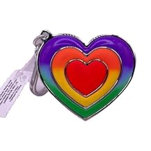 Bath Body Works Hand Sanitizer Holder Rainbow Heart, 1 Count Pack of 1