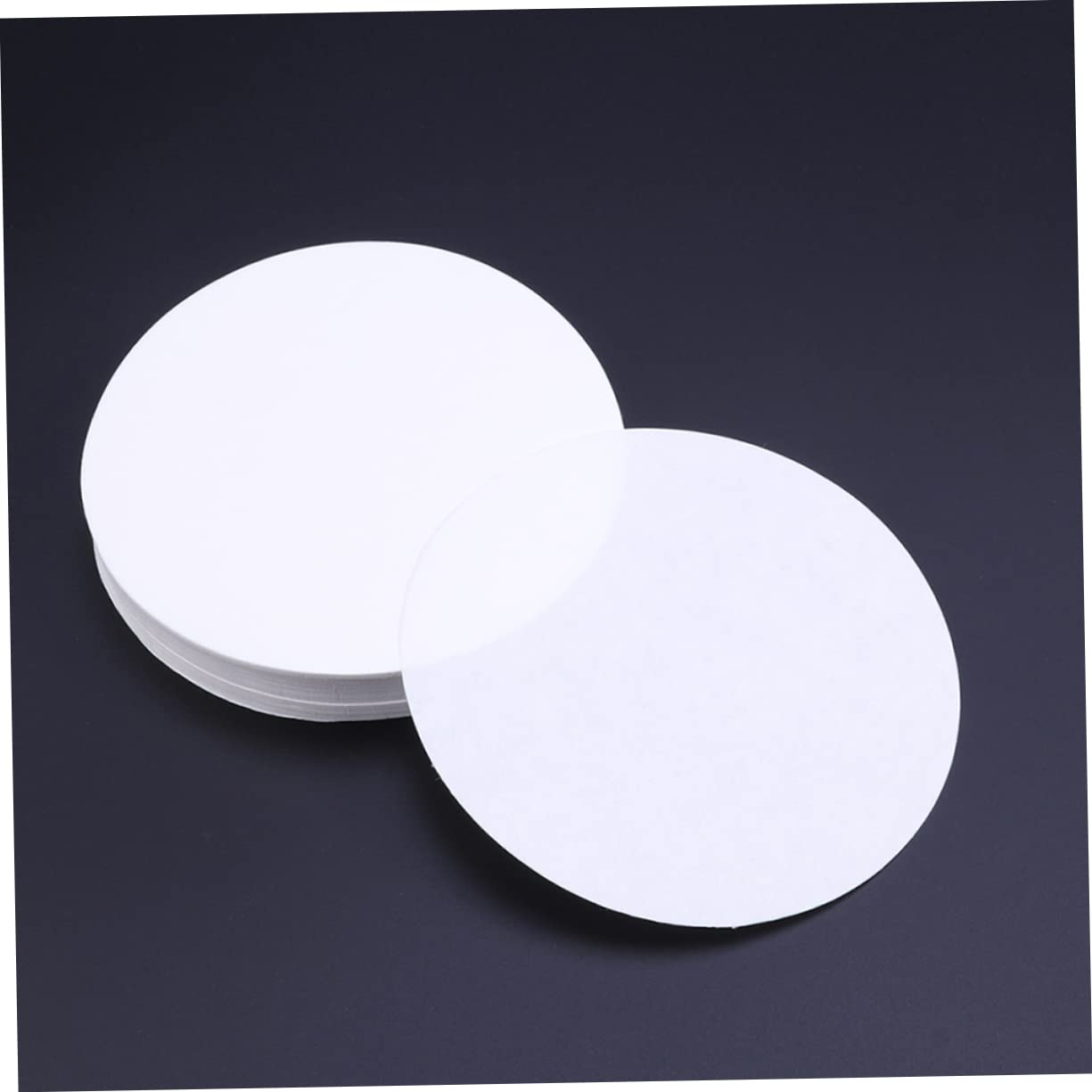 MAGICLULU Filtro di Carta Diametro Carta da Filtro Flusso Medio per Laboratorio Scolastico Bianco