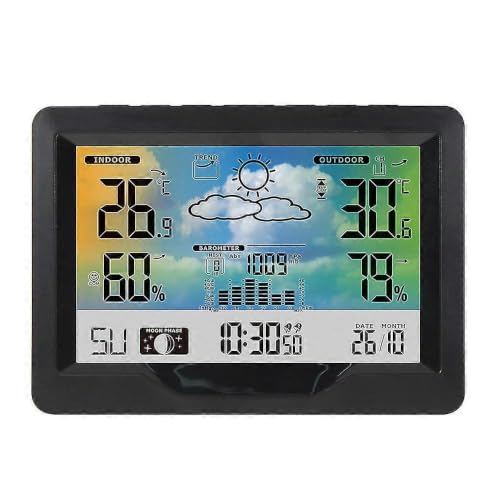 Station météo couleur sans fil évitez les moisissures avec ce thermomètre