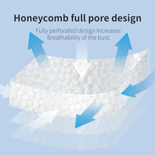 Lightweight Breast Prosthesis for Women,Swim Mastectomy Prosthesis Breast Forms Bra Insert Pads with Protective Case(1 Piece)4