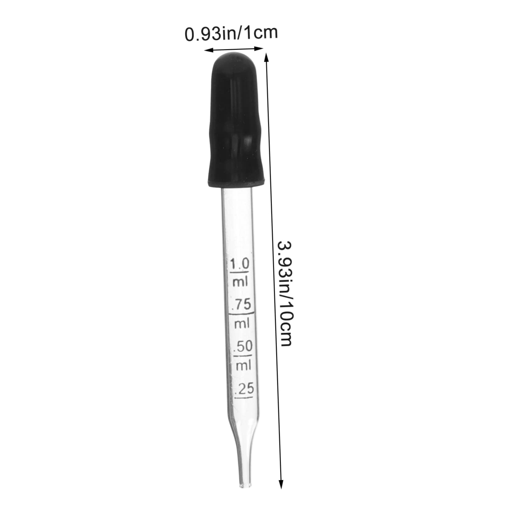 SOLUSTRE 1ml Medicine Dropper Pipette Essential Oil Pipette Dropper 20pcs Calibrated