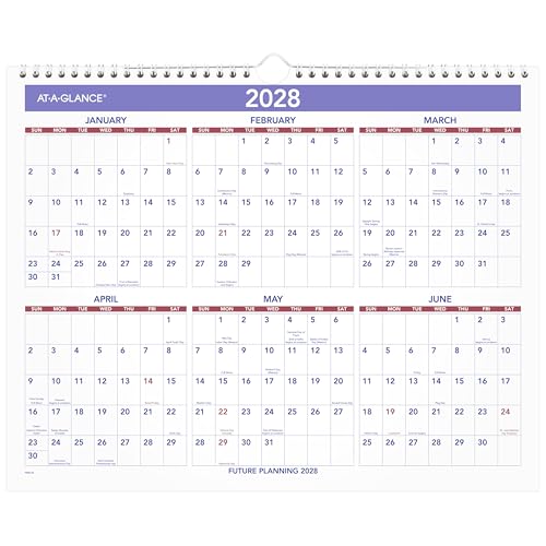 Image of AT-A-GLANCE 2027 Wall Calendar, Monthly, 15 inch x 12 inch Planner, Ruled Daily Blocks (PM82827)