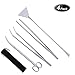 CNSTAR Aquarium Plants Tools, Aquascaping Tweezers Scissor Spatula Tool- 4 in 1 Stainless Steel Aquarium Tank Aquascaping Tools Set for Fish Starter Kits
