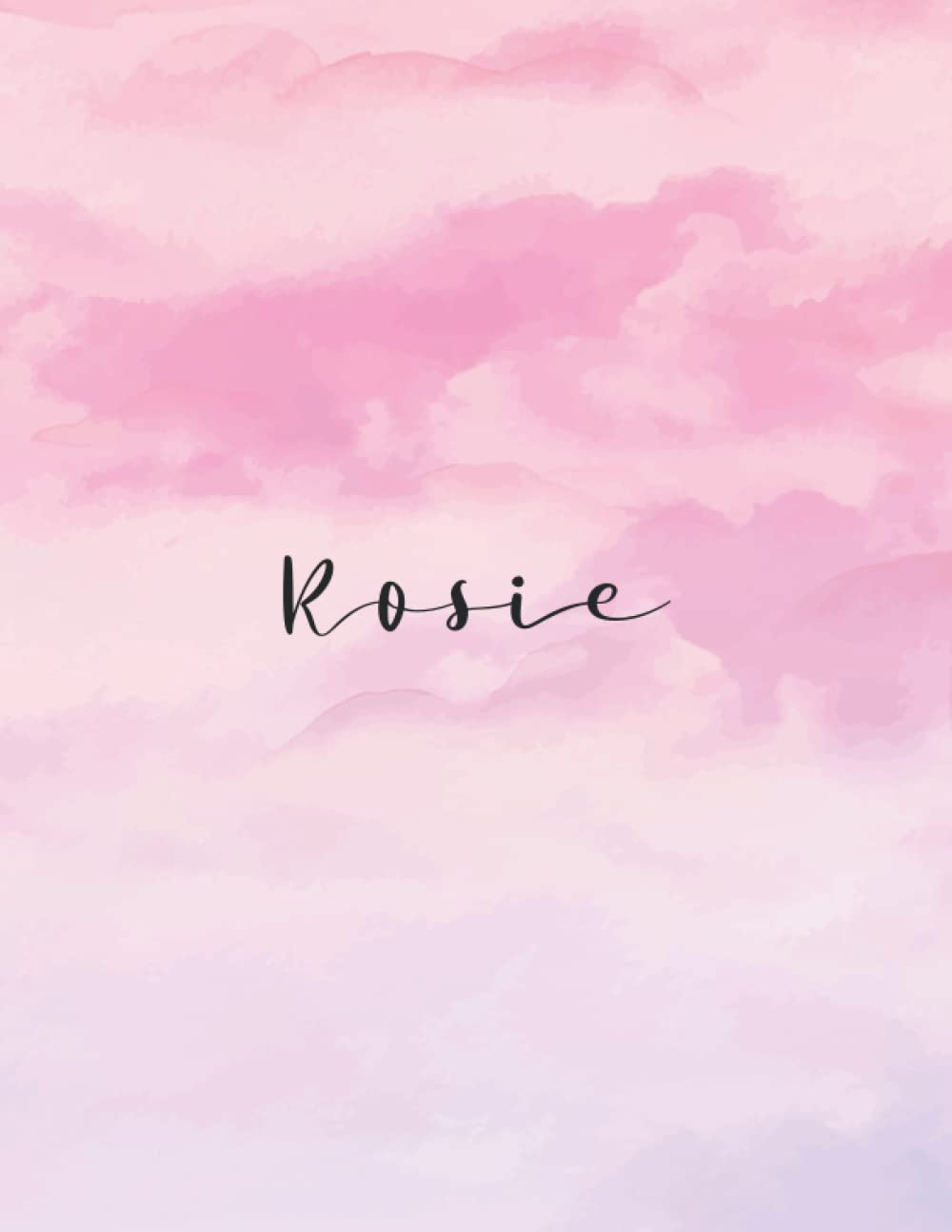 Rosie: Journal Notebook Gray for Writing and Drawing, Blank | Calligraphy Dot Grid Journals | 8.5 x 11 inch - V.564