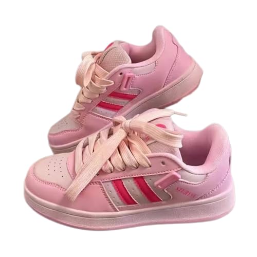 Y2k Walking Shoes Thick Sole Y2K Shoes Walking Cute Sneakers for Women Platform Chunky Kawaii Sneakers Aesthetic