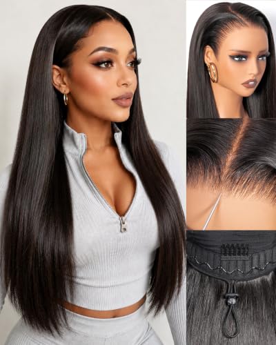 Megalook Zero Wear™ 13x6 HD Swiss Lace Human Hair Glueless Straight Wig
