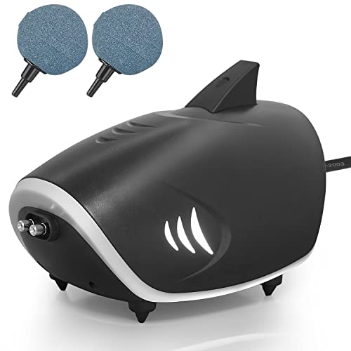 FEDOUR 6W Aquarium Air Pump with Decorative Lights