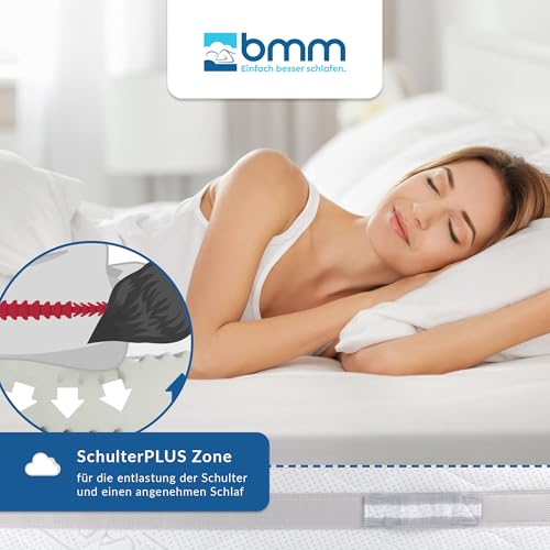 BMM Matratze 180x200cm Komfort 23 H4 extra fest/Kaltschaummatratze Öko-Tex...