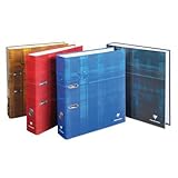 Lot de 10 Classeur Metric A4, à levier dos de 7cm, coloris assortis