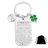 CADEAU POUR LE PARRAIN:Ce tire-bouchon unique est parfait pour les cadeaux d'anniversaire,de baptême,de Noël,de commémoration et d'autres jours spéciaux à offrir au parrain pour le remercier de ses conseils et de ses enseignements.parrain marraine demande