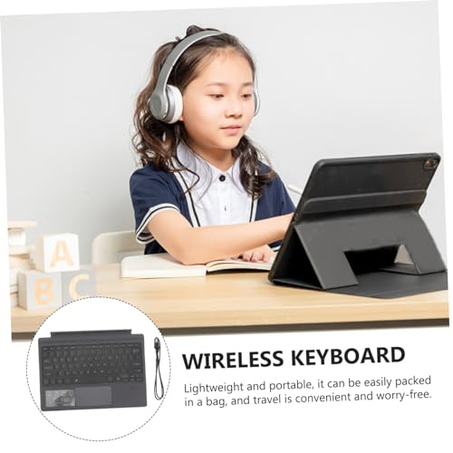 Teclado inalámbrico con funda para tablet Artibetter portátil y estable 3